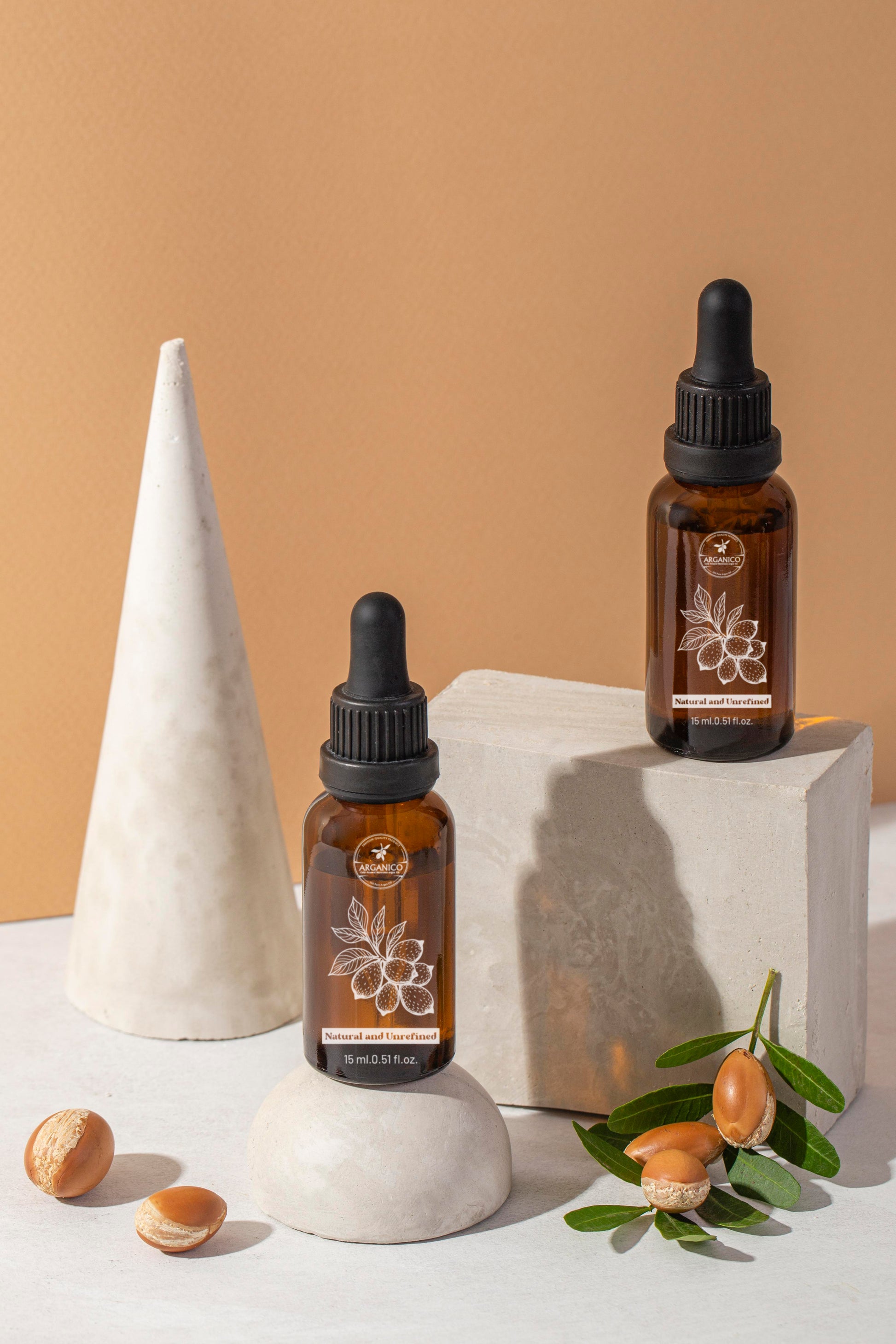 100% Pure Arganolie - Natuurlijk & Onbewerkt - Voor Huid en Haar-Arganico