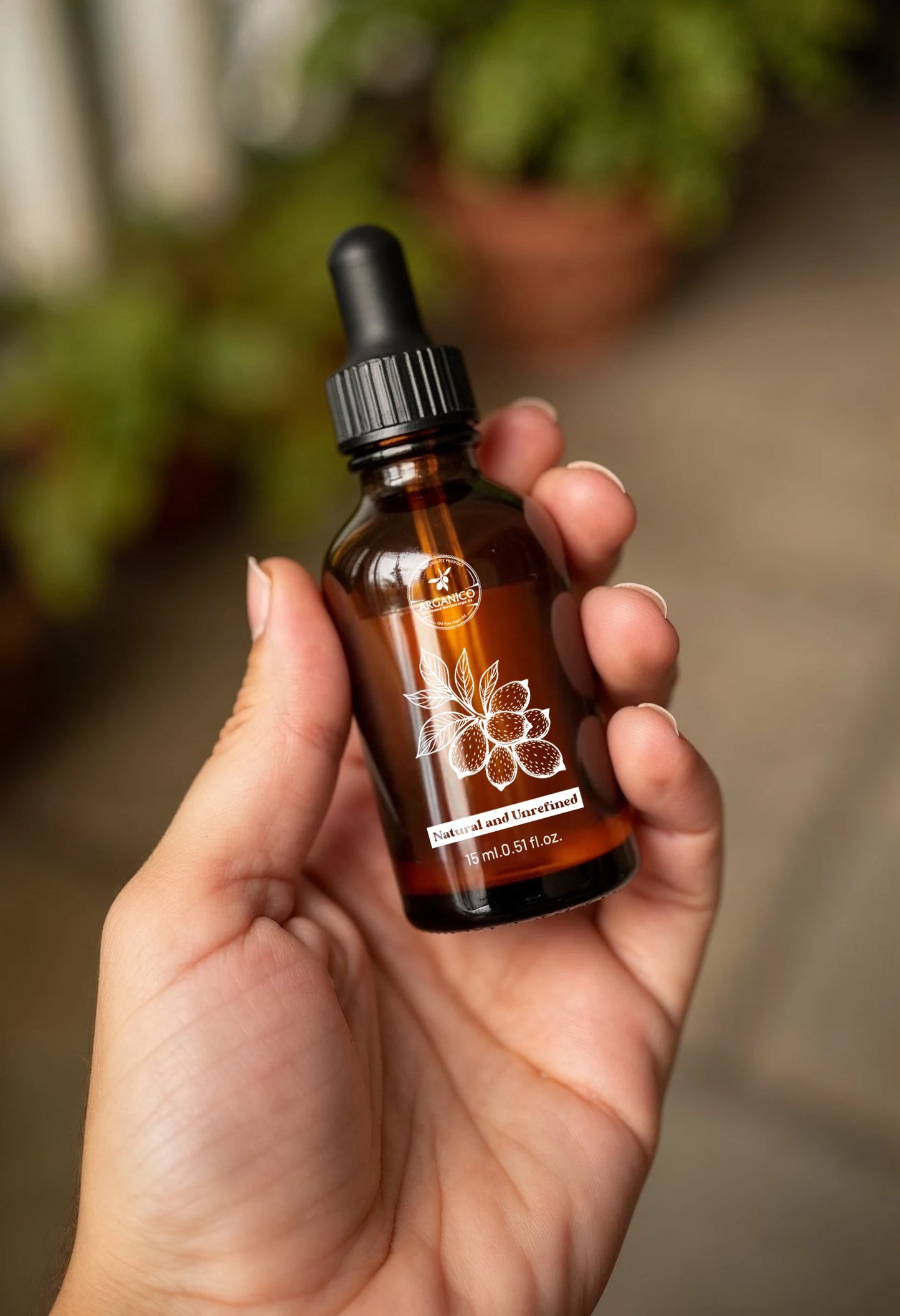 100% Pure Arganolie - Natuurlijk & Onbewerkt - Voor Huid en Haar-Arganico