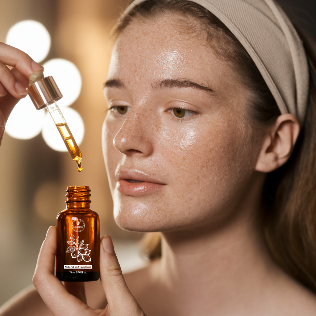 100% Pure Arganolie - Natuurlijk & Onbewerkt - Voor Huid en Haar-Arganico